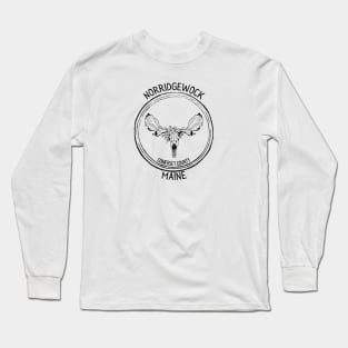 Norridgewock Maine Moose Long Sleeve T-Shirt